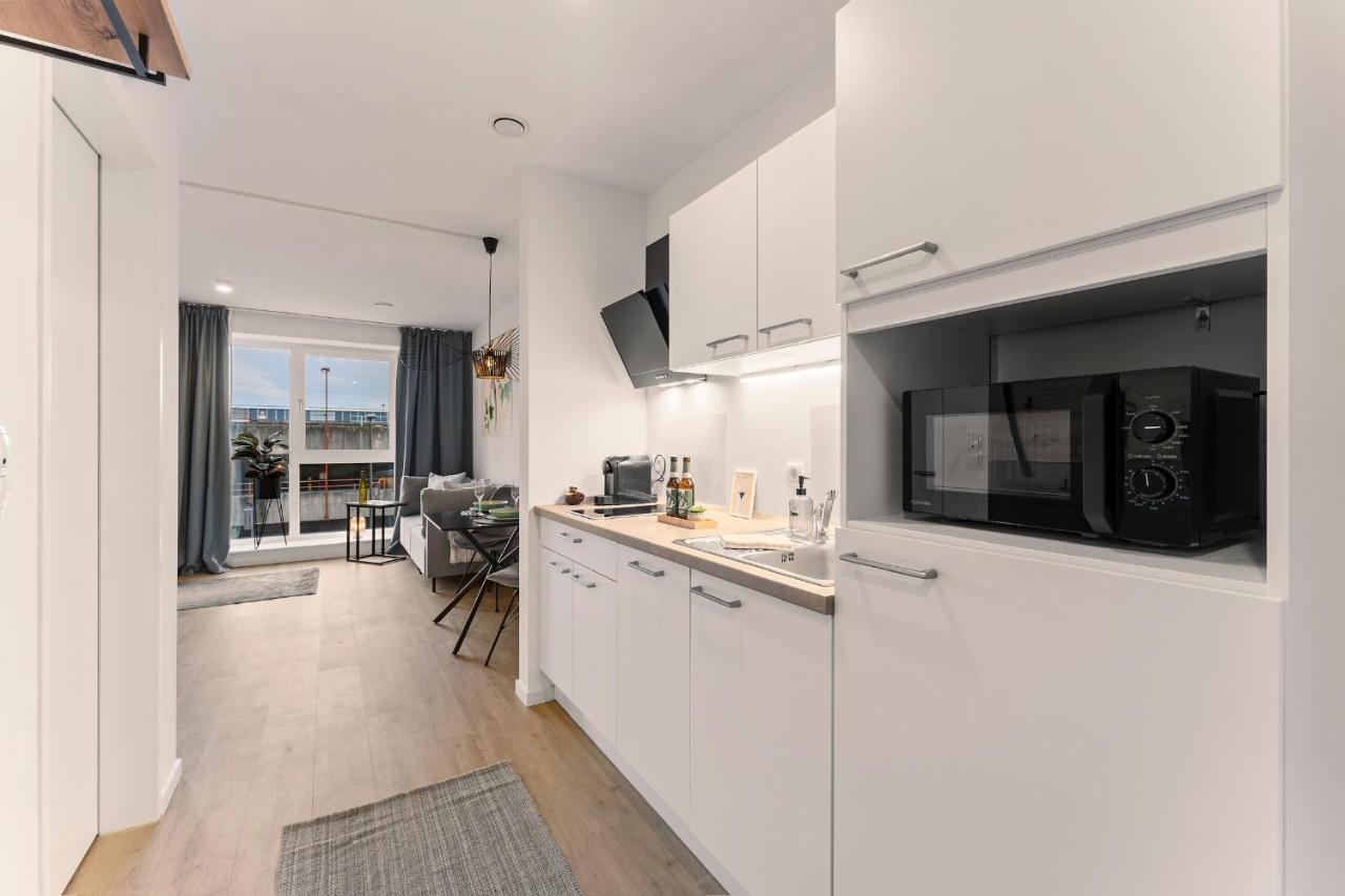 Modernes Apartment Am Gleispark 올덴부르크 외부 사진
