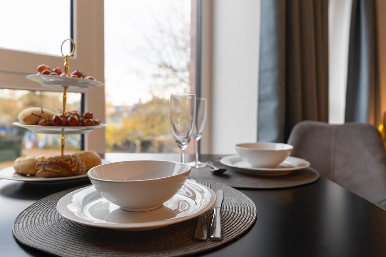 Modernes Apartment Am Gleispark 올덴부르크 외부 사진