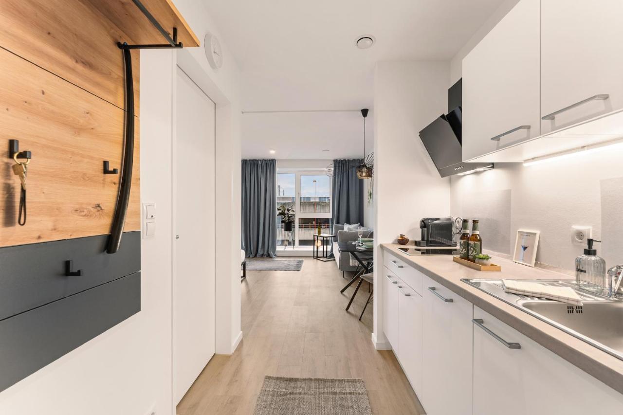 Modernes Apartment Am Gleispark 올덴부르크 외부 사진